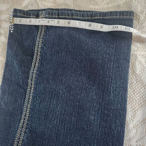 37 Royal Blue Women's Western Boot Cut Jeans Custom-Made 25x37 Plus/Tall Size - Picture 5 of 11